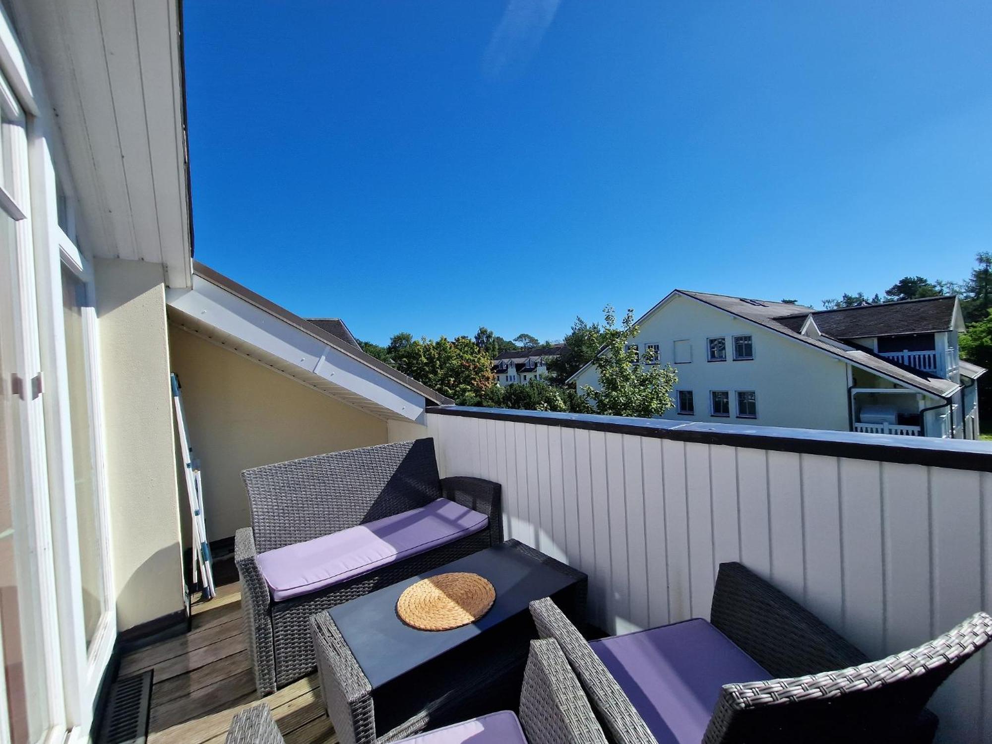 Duenenpark Binz - Komfortplus Ferienwohnung Mit 1 Schlafzimmer Und Balkon Im Dachgeschoss 231 Екстер'єр фото